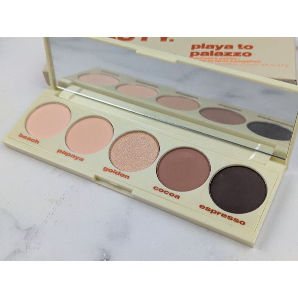 Beauty For Certain Playa to Palazzo Eyeshadow Palette Full Size NIB MSRP $39